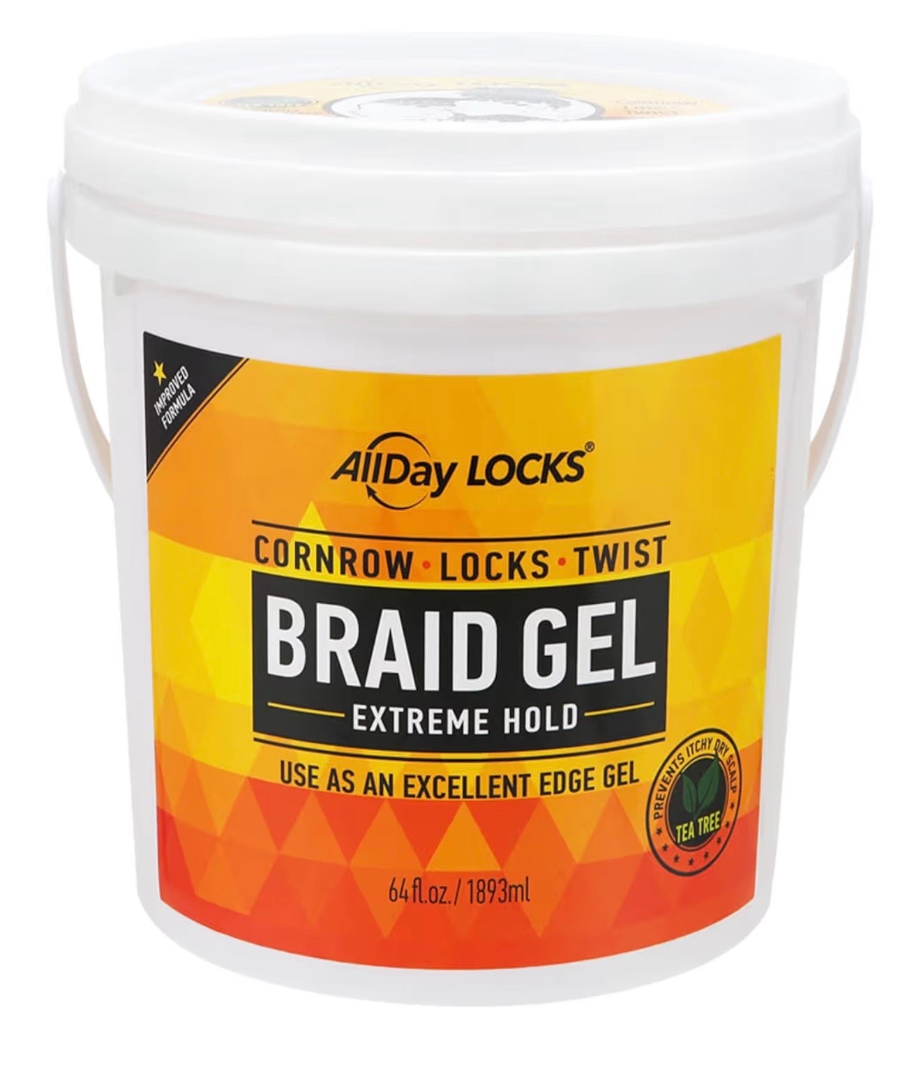 Allday locks Braid gel 64Oz