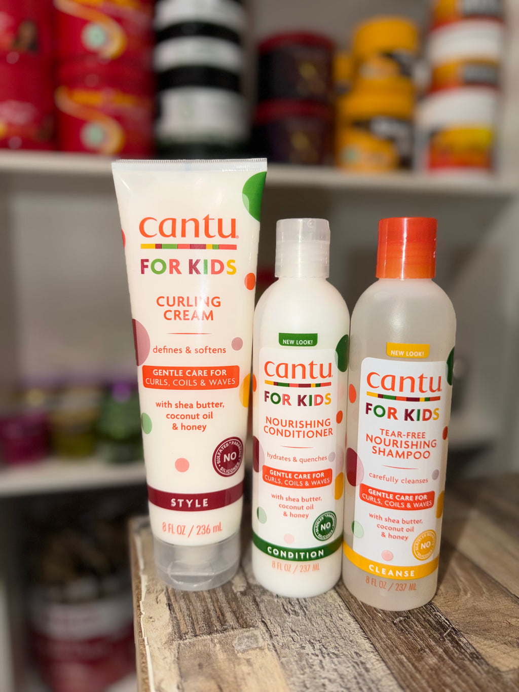 Cantu for kids 3-piece hair care set