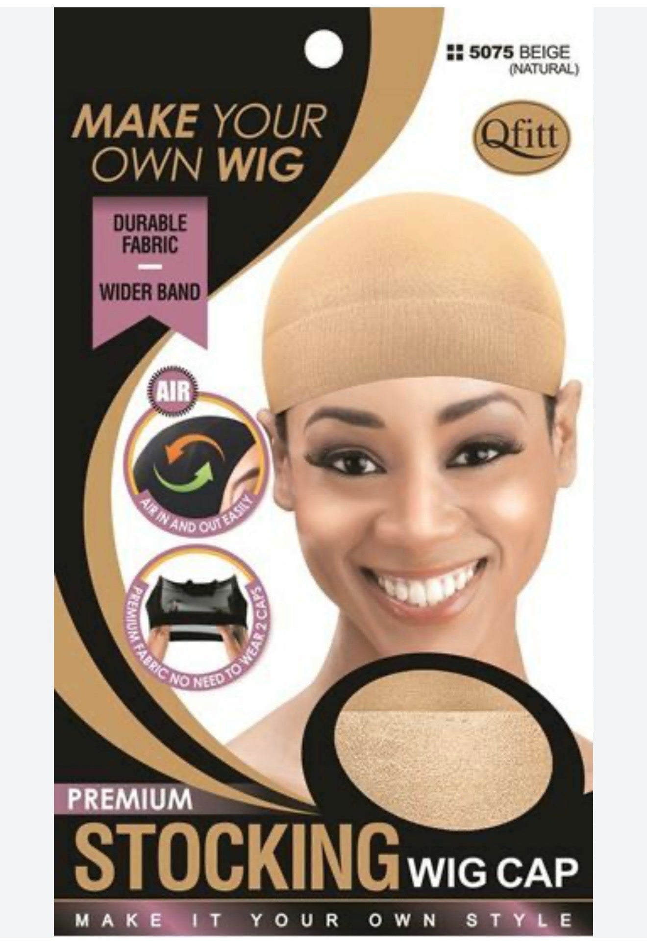 Qfitt Stocking wip cap beige