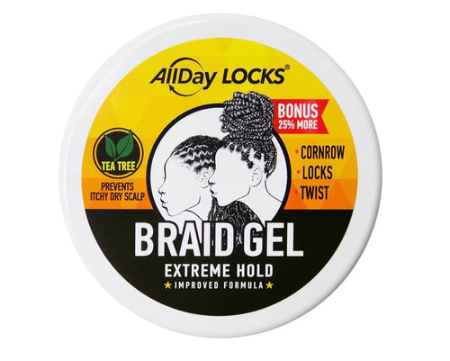 Allday locks Braid gel 5OZ