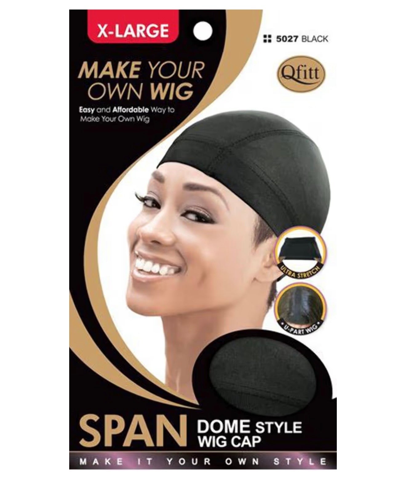 Qfitt span dome cap black