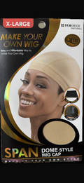 Qfitt Span come style wig cap ( beige) x-large