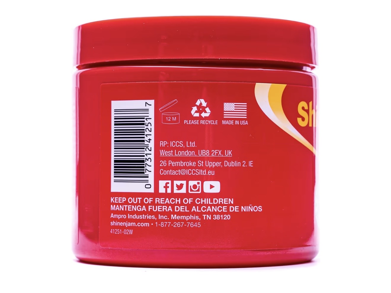 Shine’n jam magic fingers 16OZ